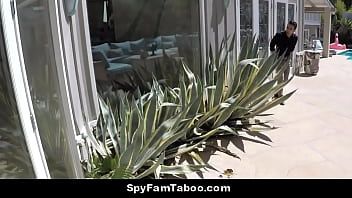 Play Sneaky pervert bangs hot asian stepdaughter in the shower