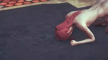 Play Hentai uncensoreed - mari fap and is fucked with creampie - japanese asian manga anime game porn