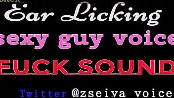 Play Ear licking sexy guy voice fuck sound asmr