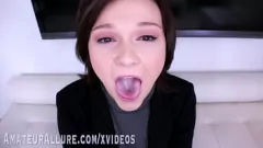 Riproduci Lexi Mansfield ed Emma Wilson fanno pompini POV strabilianti durante le audizioni